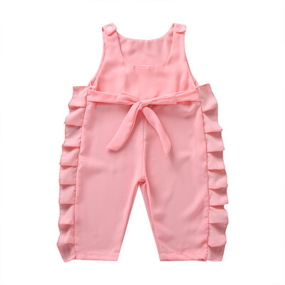 Summer Girls Pants Casual Fashion Childrens Solid Color Jumpsuits Baby Girl Sleeveless Rompers
Summer Girls Pants Casual Fashion Childrens Solid Color Jumpsuits Baby Girl Sleeveless Rompers