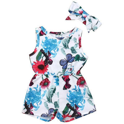 2019 New Kids Girl Sleeveless Romper Floral Print Jumpsuit Outfits Clothes Children Summer Clothing Girl Suit
2019 New Kids Girl Sleeveless Romper Floral Print Jumpsuit Outfits Clothes Children Summer Clothing Girl Suit