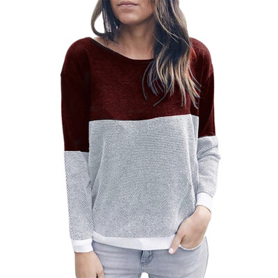 Autumn Women Sweater Fashion Patchwork Long Sleeve O Neck Sweater Sexy Backless Hollow Out Knit Sweater Two Side Wear Tops
Autumn Women Sweater Fashion Patchwork Long Sleeve O Neck Sweater Sexy Backless Hollow Out Knit Sweater Two Side Wear Tops