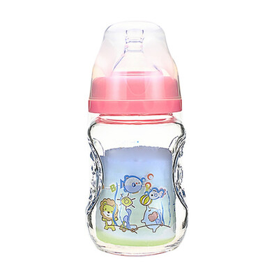150ML Baby Cartoon Glass Milk Wide Mouth Bottle Juice Bottle Baby Drink Baby Milk Bottle
150ML Baby Cartoon Glass Milk Wide Mouth Bottle Juice Bottle Baby Drink Baby Milk Bottle
