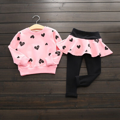 2017 Baby Girls clothes Sets Spring Kids Girls Heart Printed Long Sleeve T-shirt TopsSkirtpants Children 2 Pcs Clothing Set
2017 Baby Girls clothes Sets Spring Kids Girls Heart Printed Long Sleeve T-shirt TopsSkirtpants Children 2 Pcs Clothing Set