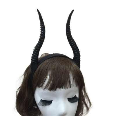 Demon Horn Cosplay Headwear Handmade Sheep horns Gothic Lolita blackgoldensilver color Headband Halloween Prop Hairband
Demon Horn Cosplay Headwear Handmade Sheep horns Gothic Lolita blackgoldensilver color Headband Halloween Prop Hairband