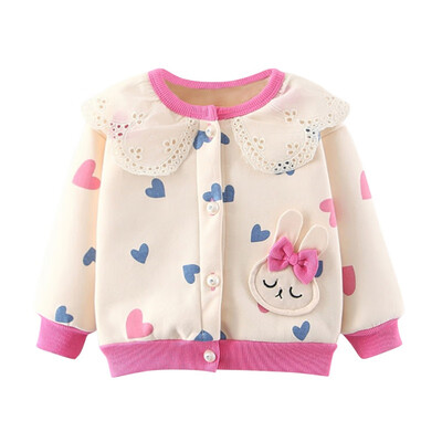 Cute Baby Girl Clothes Cartoon Rabbit Pattern Girls Jackets Coats Toddler Kids Jacket Outwear Button Tops Warm Children Clothing
Cute Baby Girl Clothes Cartoon Rabbit Pattern Girls Jackets Coats Toddler Kids Jacket Outwear Button Tops Warm Children Clothing