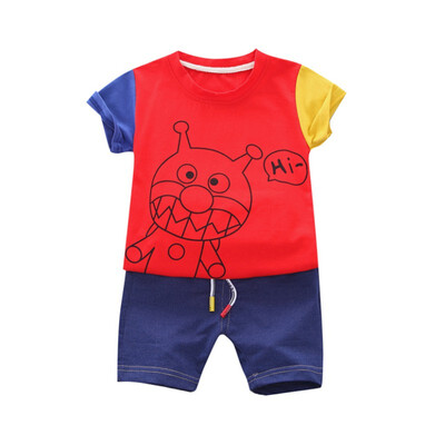 Cartoon Boy Clothes Set Summer Top Short Sleeve T-shirt Denim Shorts Kids Clothes Set Fashion beach Boy T-shirt
Cartoon Boy Clothes Set Summer Top Short Sleeve T-shirt Denim Shorts Kids Clothes Set Fashion beach Boy T-shirt