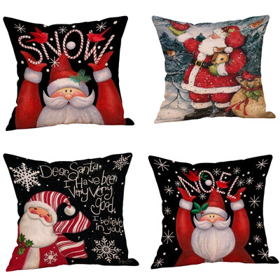 Tailored 4PC Happy Christmas Pillow Cases Soft Sofa Cushion Cover Home Decor Pillow Case
Tailored 4PC Happy Christmas Pillow Cases Soft Sofa Cushion Cover Home Decor Pillow Case