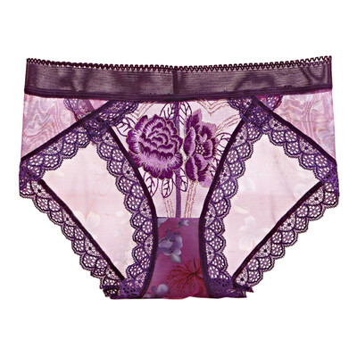Women Seamless Panties Underwear Embroidered Lace Briefs For Female Transparent Mesh Mid-Rise Sexy Panties Summer New Hot Sale
Women Seamless Panties Underwear Embroidered Lace Briefs For Female Transparent Mesh Mid-Rise Sexy Panties Summer New Hot Sale