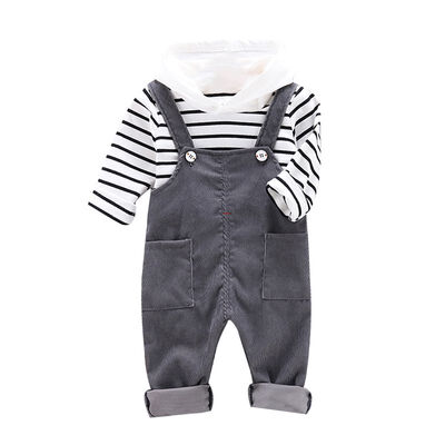Autumn Baby Boy Clothes 2pcs Long Sleeve Striped Hoodie SweatshirtStrap Trousers Pants Casual Baby Clothes Sets
Autumn Baby Boy Clothes 2pcs Long Sleeve Striped Hoodie SweatshirtStrap Trousers Pants Casual Baby Clothes Sets