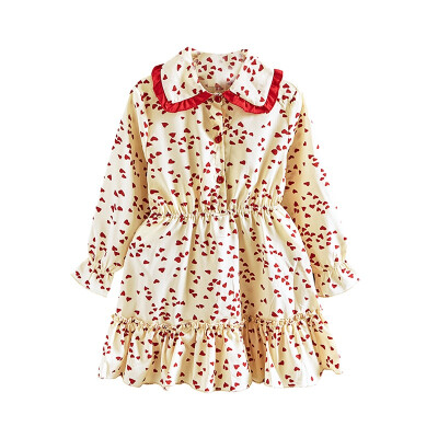 Lovely Baby Girl Dress 2-7T Toddler Children New Autumn Girls Cute Cartoon Print Lapel Long-Sleeved Sweet Princess Dress
Lovely Baby Girl Dress 2-7T Toddler Children New Autumn Girls Cute Cartoon Print Lapel Long-Sleeved Sweet Princess Dress