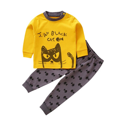 Kids Boys Pajama Sets Cartoon Print Long Sleeve O-Neck Cute T-Shirt Tops with Pants Baby Girls Child Autumn Sleeping Clothes
Kids Boys Pajama Sets Cartoon Print Long Sleeve O-Neck Cute T-Shirt Tops with Pants Baby Girls Child Autumn Sleeping Clothes