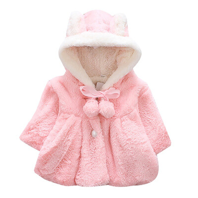 Children Kids Warm Winter Coat Baby Boy Girl Solid Print Ear Design Long Sleeve Hoodie Outerwear Clothes
Children Kids Warm Winter Coat Baby Boy Girl Solid Print Ear Design Long Sleeve Hoodie Outerwear Clothes