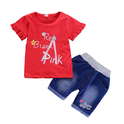 Baby Girl Clothes Summer Children Baby Girls Casual Floral Letter Print Short Sleeve Tops T-shirtShorts Suits Costume Set
Baby Girl Clothes Summer Children Baby Girls Casual Floral Letter Print Short Sleeve Tops T-shirtShorts Suits Costume Set