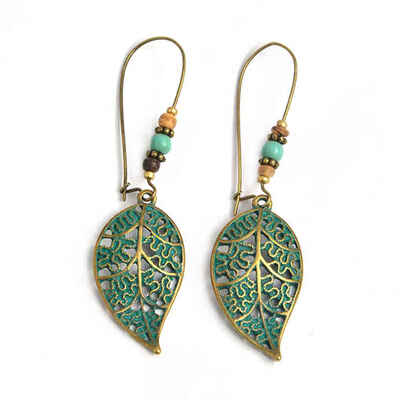 1 Pair Women Ethnic Leaf Earring Girl Stone Dangle Earrings Vintage Bohemian Drop Earrings Lady Jewelry
1 Pair Women Ethnic Leaf Earring Girl Stone Dangle Earrings Vintage Bohemian Drop Earrings Lady Jewelry