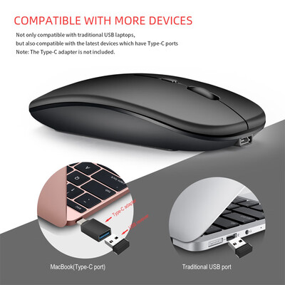 HXSJ M90 Dual Mode Wireless Mouse BT50 24G Optical Mouse Ergonomic Rechargeable Mice 1600DPIWhite
HXSJ M90 Dual Mode Wireless Mouse BT50 24G Optical Mouse Ergonomic Rechargeable Mice 1600DPIWhite
