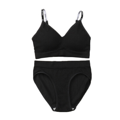 Adjustable Push Up Bras Set Women Knitting Letter Straps Bra Sets Seamless Breathable Panties Suits
Adjustable Push Up Bras Set Women Knitting Letter Straps Bra Sets Seamless Breathable Panties Suits