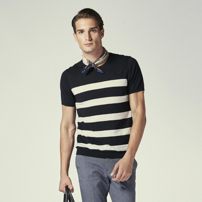 Rimula K-boxing Knitwear Mens Short Sleeve Fashion Contrast Stripe Knitted Mens Craft Shirt TideFTTL1320 Black 180XL
Rimula K-boxing Knitwear Mens Short Sleeve Fashion Contrast Stripe Knitted Mens Craft Shirt TideFTTL1320 Black 180XL