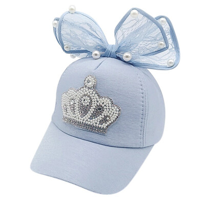 Summer Child Cap With Bowknot Crown Pattern Girls Sunscreen Baseball cap Boys Casual Cute Cap 3-8T
Summer Child Cap With Bowknot Crown Pattern Girls Sunscreen Baseball cap Boys Casual Cute Cap 3-8T