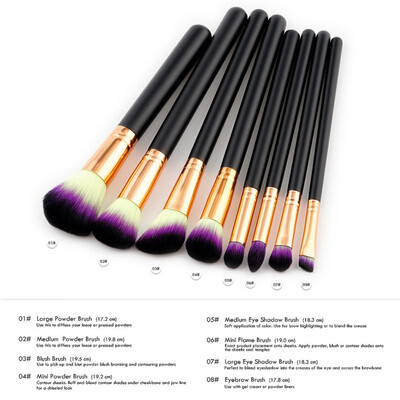 8 Pcs Makeup Brush Set High Quality Soft Taklon Hair Professional Makeup Artist Brush Tool Kit
8 Pcs Makeup Brush Set High Quality Soft Taklon Hair Professional Makeup Artist Brush Tool Kit