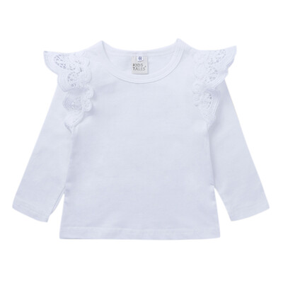 Utumn Baby Girls Long Sleeve Lace T-Shirts Kids Girls Solid Color Tops Tees Casual Blouse 3month-3years
Utumn Baby Girls Long Sleeve Lace T-Shirts Kids Girls Solid Color Tops Tees Casual Blouse 3month-3years