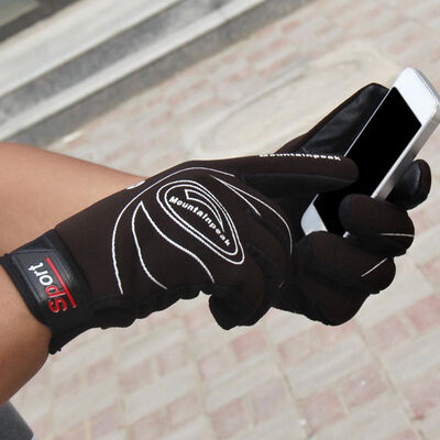 2017 Sports windproof touch screen glove Autumn Winter Warm Cycling Gloves Men Women Leather Gloves high quality
2017 Sports windproof touch screen glove Autumn Winter Warm Cycling Gloves Men Women Leather Gloves high quality