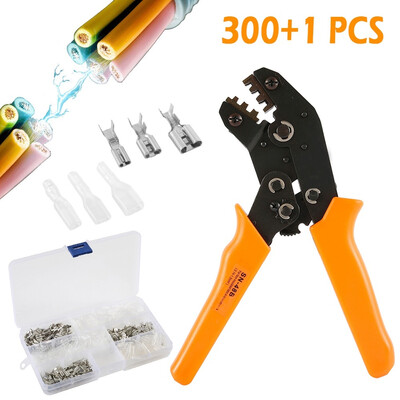 300pcs Spring Terminals of Crimping Pliers with Sheath Wire Crimper Photovoltaic Wire Connector Terminals
300pcs Spring Terminals of Crimping Pliers with Sheath Wire Crimper Photovoltaic Wire Connector Terminals