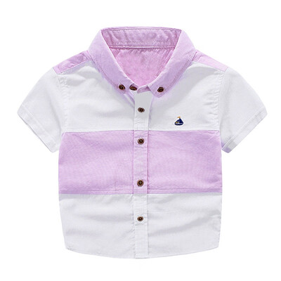 Summer Boys Shirts Short Sleeve Kids Shirts for Boys Fashion Patchwork Shirt Kids Blouse Tops Children Clothing
Summer Boys Shirts Short Sleeve Kids Shirts for Boys Fashion Patchwork Shirt Kids Blouse Tops Children Clothing