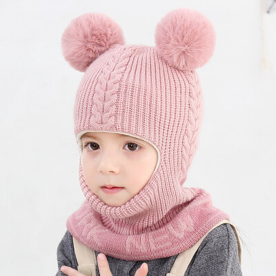 Baby Bonnet Kids Winter Hats Ball Girls Boys Children Warm Caps Scarf Set Child Knitted Cute Hat for Girl Boy 2-6T
Baby Bonnet Kids Winter Hats Ball Girls Boys Children Warm Caps Scarf Set Child Knitted Cute Hat for Girl Boy 2-6T