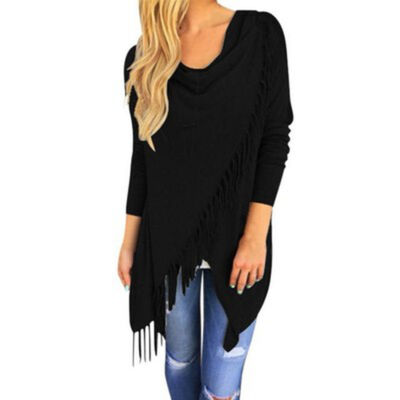 Irregular Hem Cape Women 2020 New Fashion Solid Color Tops Loose Cardigan Ponchos And Capes Coat Female O-Neck Cape
Irregular Hem Cape Women 2020 New Fashion Solid Color Tops Loose Cardigan Ponchos And Capes Coat Female O-Neck Cape