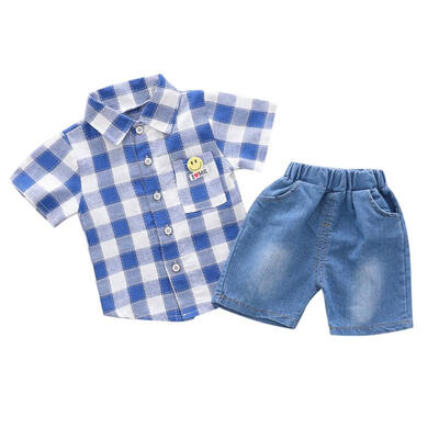 Summer Baby Boy Adorable Plaid Print Short Sleeve Shirt Blouse Shorts Casual Outfits Clothes 6M-4T
Summer Baby Boy Adorable Plaid Print Short Sleeve Shirt Blouse Shorts Casual Outfits Clothes 6M-4T