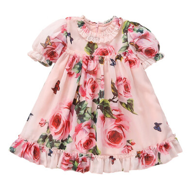Summer Baby Girls Dress Flower Puff Sleeves A -line Dress For Baby Girls Holiday Party Baby Girls Clothing
Summer Baby Girls Dress Flower Puff Sleeves A -line Dress For Baby Girls Holiday Party Baby Girls Clothing
