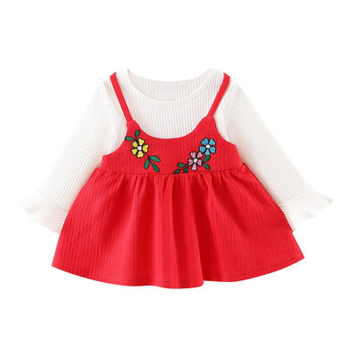 Baby Kids Girl Dresses Spring Chidlren Clothes Toddler Girls Dress Baby Cotton Long Sleeve Fake Two-piece Princess Dress
Baby Kids Girl Dresses Spring Chidlren Clothes Toddler Girls Dress Baby Cotton Long Sleeve Fake Two-piece Princess Dress