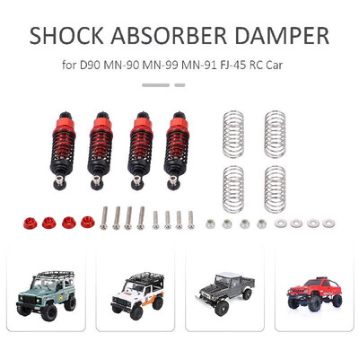 Aluminum Alloy Metal Shock Absorber Damper for D90 MN-90 MN-99 MN-91 FJ-45 RC Car 112 Rock Crawler Upgrade Parts
Aluminum Alloy Metal Shock Absorber Damper for D90 MN-90 MN-99 MN-91 FJ-45 RC Car 112 Rock Crawler Upgrade Parts