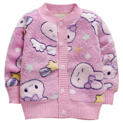 Children Autumn Cardigan Clothes Cute Cartoon Print Plus Velvet Thickening Warm Long Sleeves Coats Kids Boys Girls Sweater Coats
Children Autumn Cardigan Clothes Cute Cartoon Print Plus Velvet Thickening Warm Long Sleeves Coats Kids Boys Girls Sweater Coats