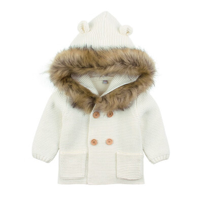 0-24M Winter Newborn Baby Girl Sweater Clothes Child Fashion Hooded Fur collar Sweater Jacket Cardigan Infant Girl Clothes
0-24M Winter Newborn Baby Girl Sweater Clothes Child Fashion Hooded Fur collar Sweater Jacket Cardigan Infant Girl Clothes