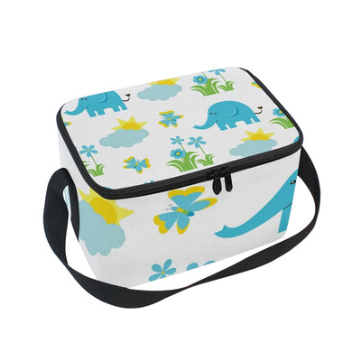 ALAZA Lunch Box Insulated Flower And Elephant Lunch Bag Large Cooler Tote Bagfor Men Women
ALAZA Lunch Box Insulated Flower And Elephant Lunch Bag Large Cooler Tote Bagfor Men Women