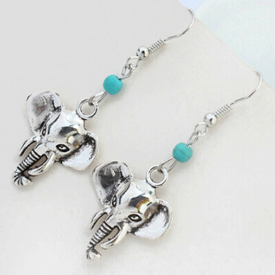 Fashion Vintage Style Animal Jewelry Tibetan Lifelike Face 3D Elephant Head Drop Earrings Nice Gifts for Women
Fashion Vintage Style Animal Jewelry Tibetan Lifelike Face 3D Elephant Head Drop Earrings Nice Gifts for Women