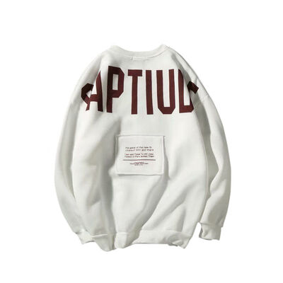 Men Cotton Loose Autumn Letter Print Sweater Long-Sleeved Shirt Round Collar Pullover Sweater 2XL 3 Colors
Men Cotton Loose Autumn Letter Print Sweater Long-Sleeved Shirt Round Collar Pullover Sweater 2XL 3 Colors