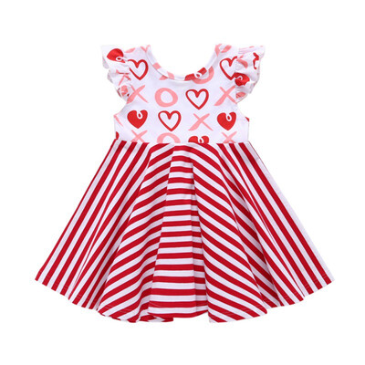 Baby Dresses Summer Casual Baby Girls Heart Stripe Print Dress Cotton Kids Toddler Flare Sleeve Sundress Outfits
Baby Dresses Summer Casual Baby Girls Heart Stripe Print Dress Cotton Kids Toddler Flare Sleeve Sundress Outfits