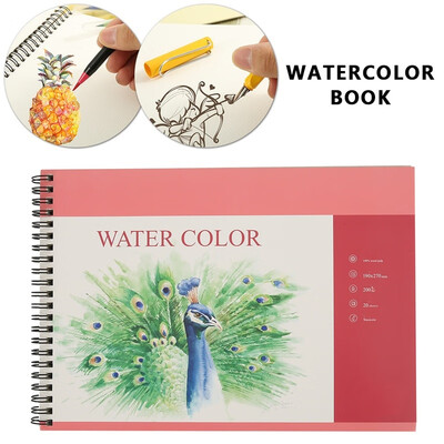 Willstar 20 Sheets Artist Sketch Book Watercolor Paper Notepad for Painting Drawing
Willstar 20 Sheets Artist Sketch Book Watercolor Paper Notepad for Painting Drawing