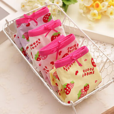 Bow Girl Boxer Briefs Cute Strawberry Print Girls Panties Cotton Baby Girls Panties Random Colors
Bow Girl Boxer Briefs Cute Strawberry Print Girls Panties Cotton Baby Girls Panties Random Colors