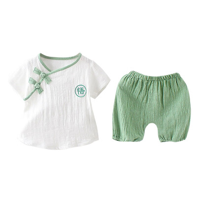 Baby Clothes Toddler Baby Boys Girls Clothes 2PCs Outfit Set Chinese Style Short Sleeve T-Shirt Tops Pants Clothing Set
Baby Clothes Toddler Baby Boys Girls Clothes 2PCs Outfit Set Chinese Style Short Sleeve T-Shirt Tops Pants Clothing Set