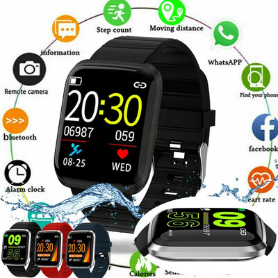 116 PRO Smart Watch Bluetooth40 Sports Fitness Tracker for Android IOS Bracelet
116 PRO Smart Watch Bluetooth40 Sports Fitness Tracker for Android IOS Bracelet