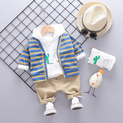 New Autumn Fashion Casual Cactus Print Striped Boy Set Hoodie Pants Cardigan 3pcs Toddler Childrens Set 0-3T Baby Boy Clothes
New Autumn Fashion Casual Cactus Print Striped Boy Set Hoodie Pants Cardigan 3pcs Toddler Childrens Set 0-3T Baby Boy Clothes