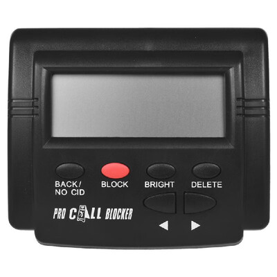 CT-CID803 Caller ID Box Call Blocker Stop Nuisance Calls Devices Call ID LCD Screen Display with 1500 Numbers Capacity Stoping All
CT-CID803 Caller ID Box Call Blocker Stop Nuisance Calls Devices Call ID LCD Screen Display with 1500 Numbers Capacity Stoping All