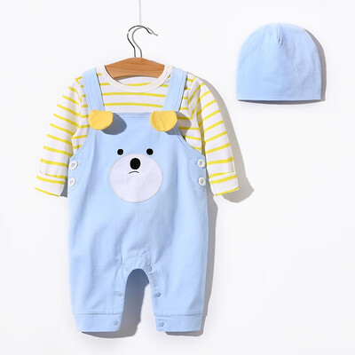 Autumn Newborn 3pcs Casual Set Baby Boy Girl Casual Outfits Long Sleeve Striped TopsCartoon Suspender Trousers Hat Set
Autumn Newborn 3pcs Casual Set Baby Boy Girl Casual Outfits Long Sleeve Striped TopsCartoon Suspender Trousers Hat Set