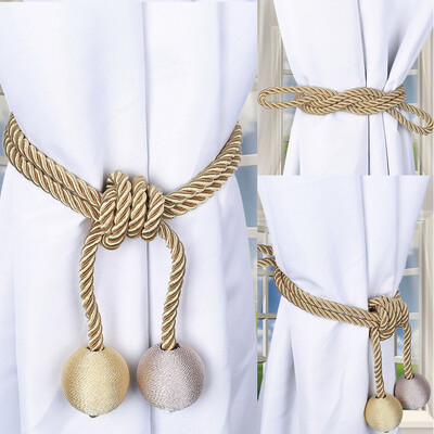 Toponeto Retro Window Curtain Cord Rope Buckle Tiebacks Braided Tie Backs 1 Pair2Pcs
Toponeto Retro Window Curtain Cord Rope Buckle Tiebacks Braided Tie Backs 1 Pair2Pcs