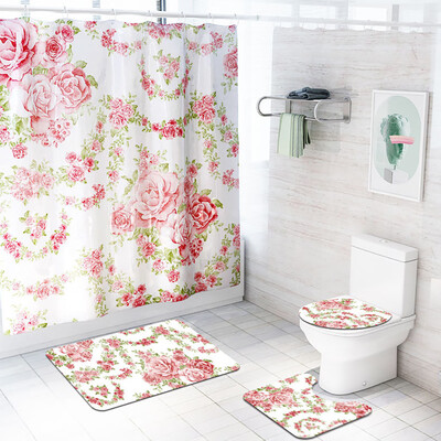 〖Follure〗4PCS Non Slip Toilet Polyester Cover Mat Set Bathroom Shower Curtain
〖Follure〗4PCS Non Slip Toilet Polyester Cover Mat Set Bathroom Shower Curtain