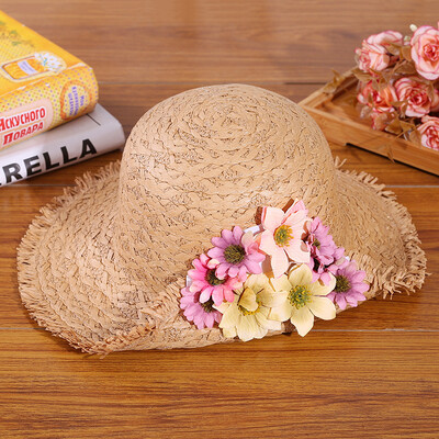 Mori girl autumn lily summer straw hat side curl jazz hat wide brim beach vacation photo sun hat
Mori girl autumn lily summer straw hat side curl jazz hat wide brim beach vacation photo sun hat