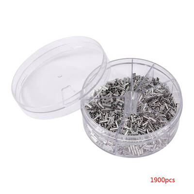 1900Pcs Tubular Bare Terminal Combination Copper EN Wiring Terminal Sets Cold Pressed Terminal
1900Pcs Tubular Bare Terminal Combination Copper EN Wiring Terminal Sets Cold Pressed Terminal