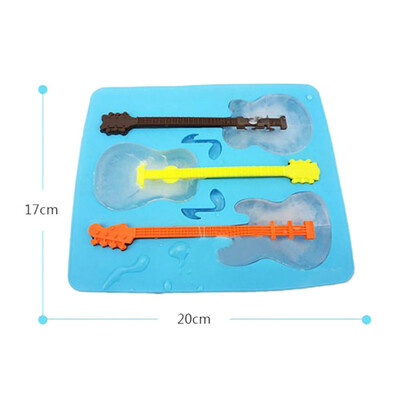 Creative guitar three lattice Ice Cream Makers cute design for kitchen&bar Ice Mould Drinking Tool
Creative guitar three lattice Ice Cream Makers cute design for kitchen&bar Ice Mould Drinking Tool