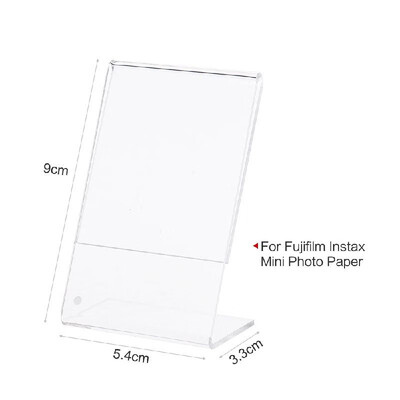 3" -shape Acrylic Photo Frame Transparent Mini Stand for Fujifilm Instax Mini 8 8 70 7s 90 25 26 50s 9 SP-1 SP-2 Film
3" -shape Acrylic Photo Frame Transparent Mini Stand for Fujifilm Instax Mini 8 8 70 7s 90 25 26 50s 9 SP-1 SP-2 Film